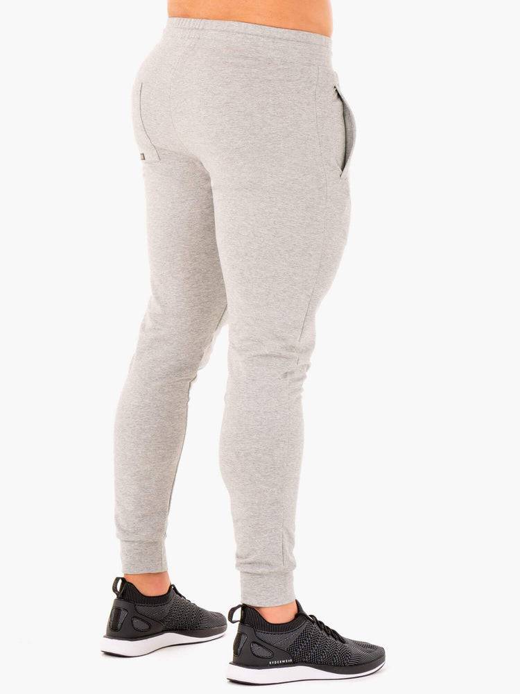 Men's Ryderwear Men Track Pants Bases Track Pants Grey Marl | NZ1002JJ