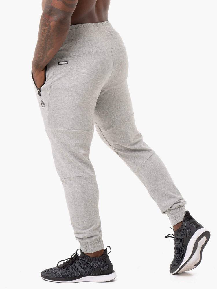 Men's Ryderwear Men Track Pants Energys Track Pants Grey Marl | NZ1010NB