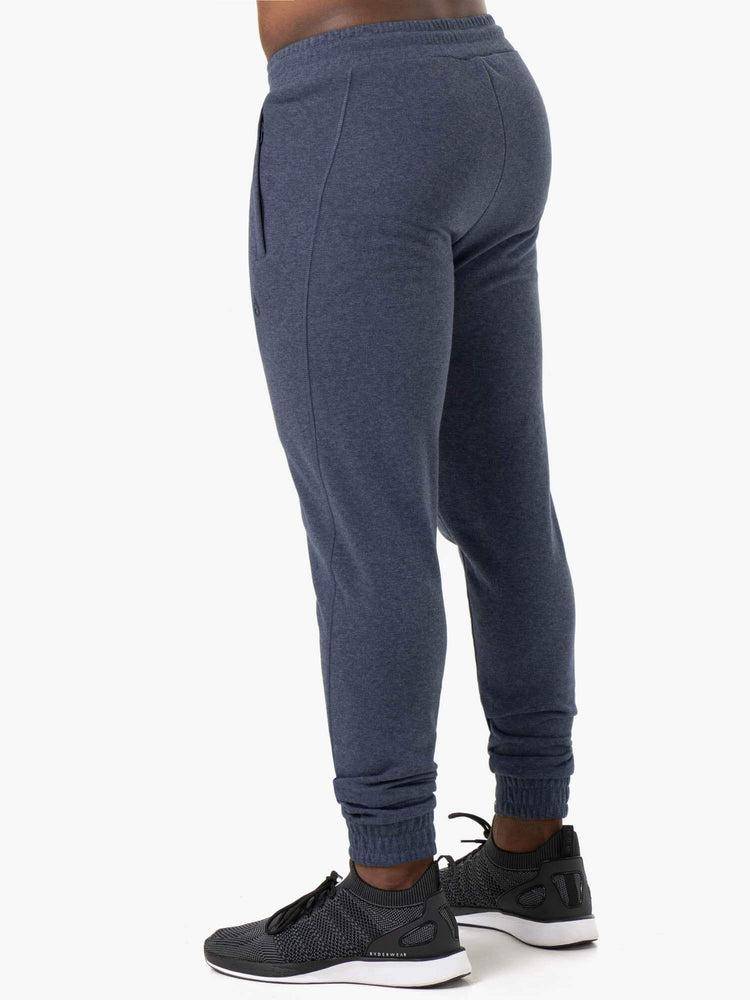 Men's Ryderwear Men Track Pants Irons Track Pants Navy Marl | NZ1022AP