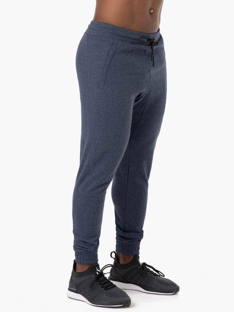 Men's Ryderwear Men Track Pants Irons Track Pants Navy Marl | NZ1022AP