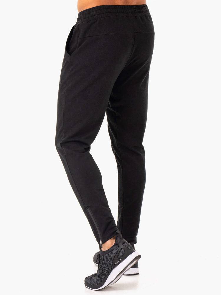 Men's Ryderwear Men Track Pants Optimal Gym Track Pants Black | NZ1028JJ