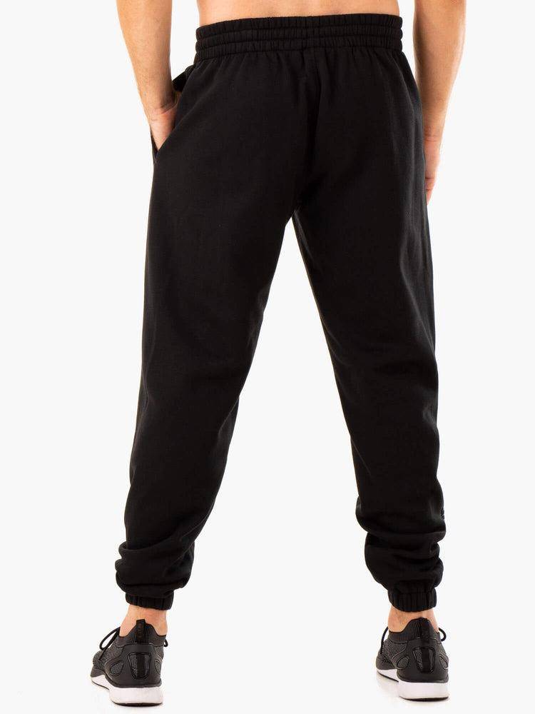 Men's Ryderwear Men Track Pants Recharge Relaxed Track Pants Black | NZ1035BC