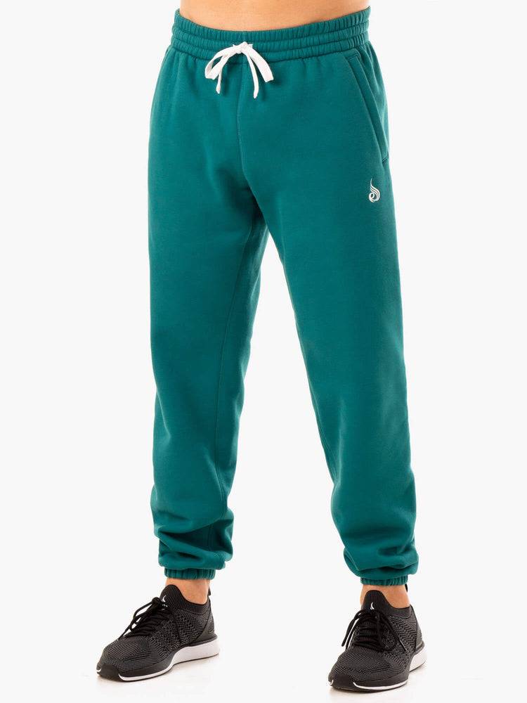 Men\'s Ryderwear Men Track Pants Recharge Relaxed Track Pants Teal | NZ1038QZ