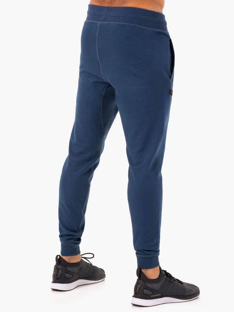 Men's Ryderwear Men Track Pants Recharge Tapered Track Pants Blue | NZ1042TV