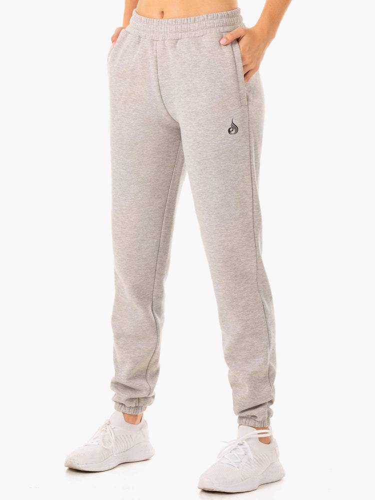 Men's Ryderwear Men Track Pants Unisexs Track Pants Grey Marl | NZ1050DN