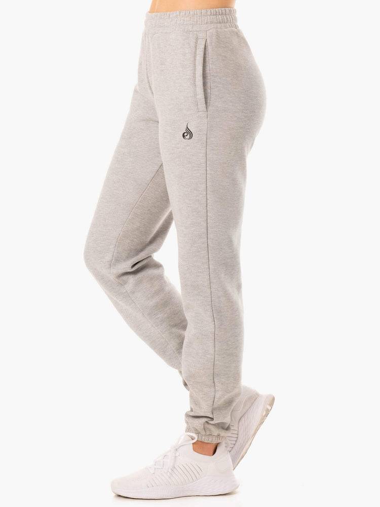 Men's Ryderwear Men Track Pants Unisexs Track Pants Grey Marl | NZ1050DN