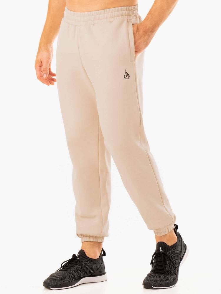 Men's Ryderwear Men Track Pants Unisexs Track Pants Sand | NZ1052GL