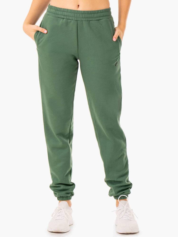 Men's Ryderwear Men Track Pants Unisexs Track Pants Forest Green | NZ1053HK