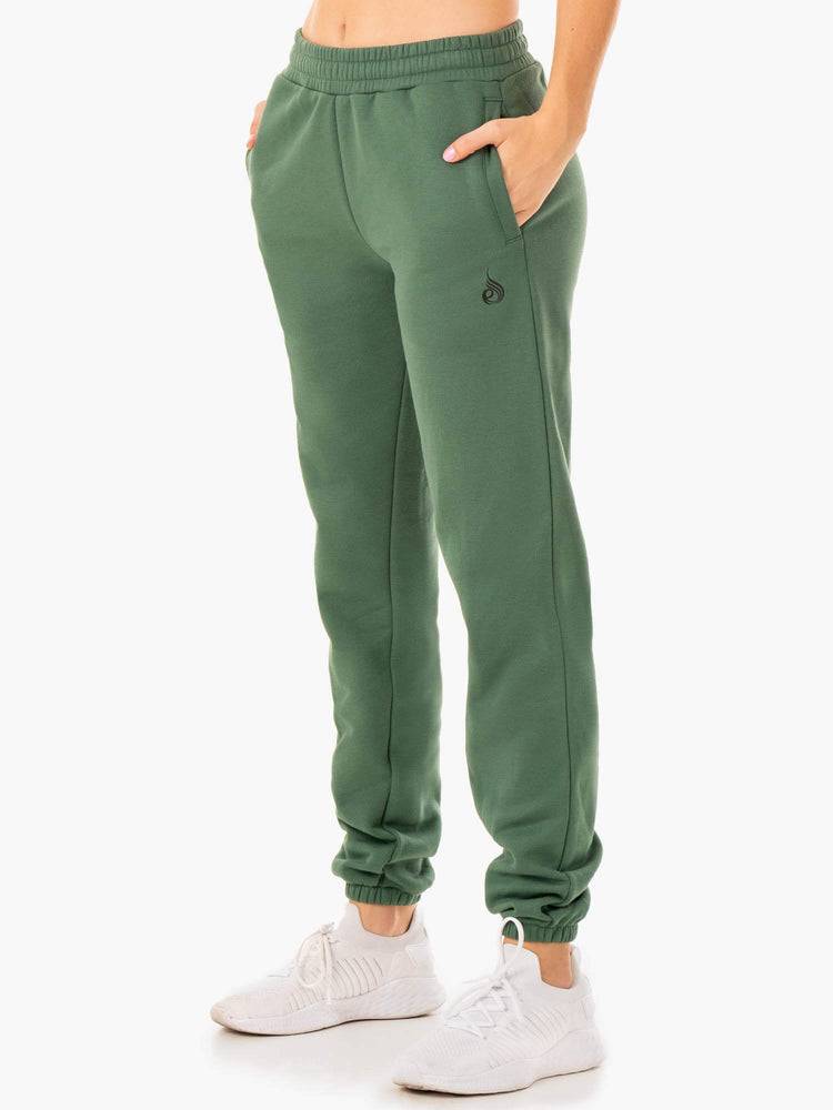 Men's Ryderwear Men Track Pants Unisexs Track Pants Forest Green | NZ1053HK