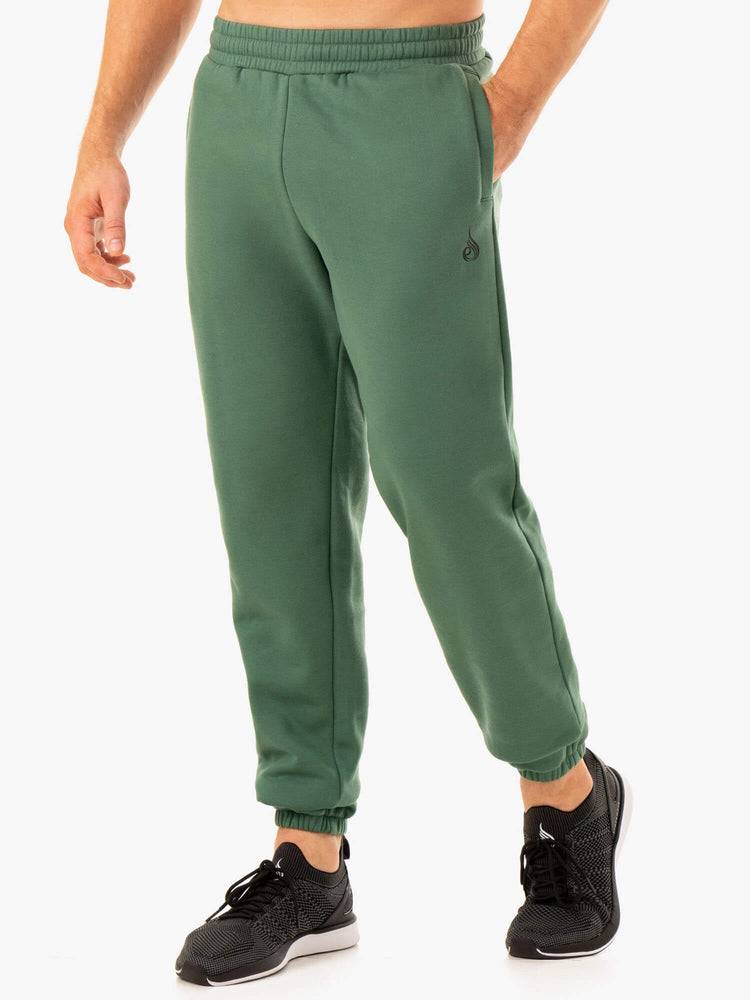 Men's Ryderwear Men Track Pants Unisexs Track Pants Forest Green | NZ1053HK