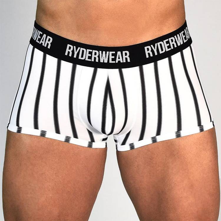 Men's Ryderwear Men Underwear Boxer Brief Underwear Black/White | NZ1548JJ