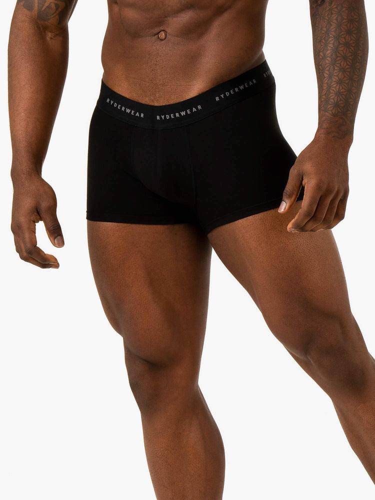 Men\'s Ryderwear Men Underwear Boxer Briefs Underwear Black | NZ1549KI