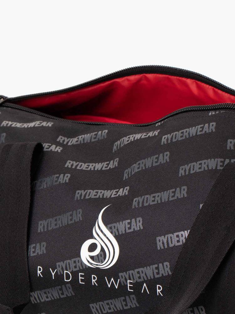 Women's Ryderwear Women Bags Ryderwear Signature Duffle Bags Black/Red | NZ3113CE