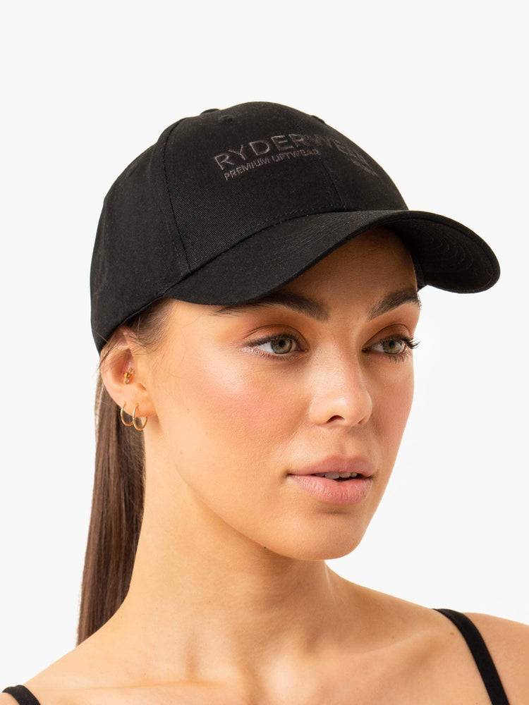 Women\'s Ryderwear Women Caps Frequency Caps Black | NZ3122FM