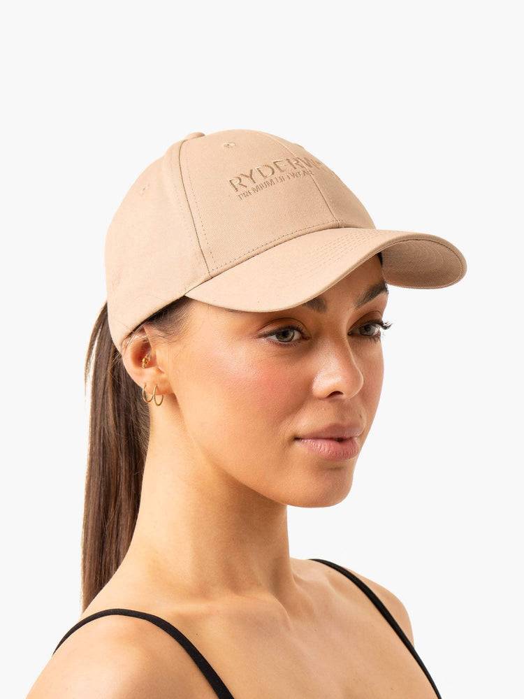 Women\'s Ryderwear Women Caps Frequency Caps Tan | NZ3123DN