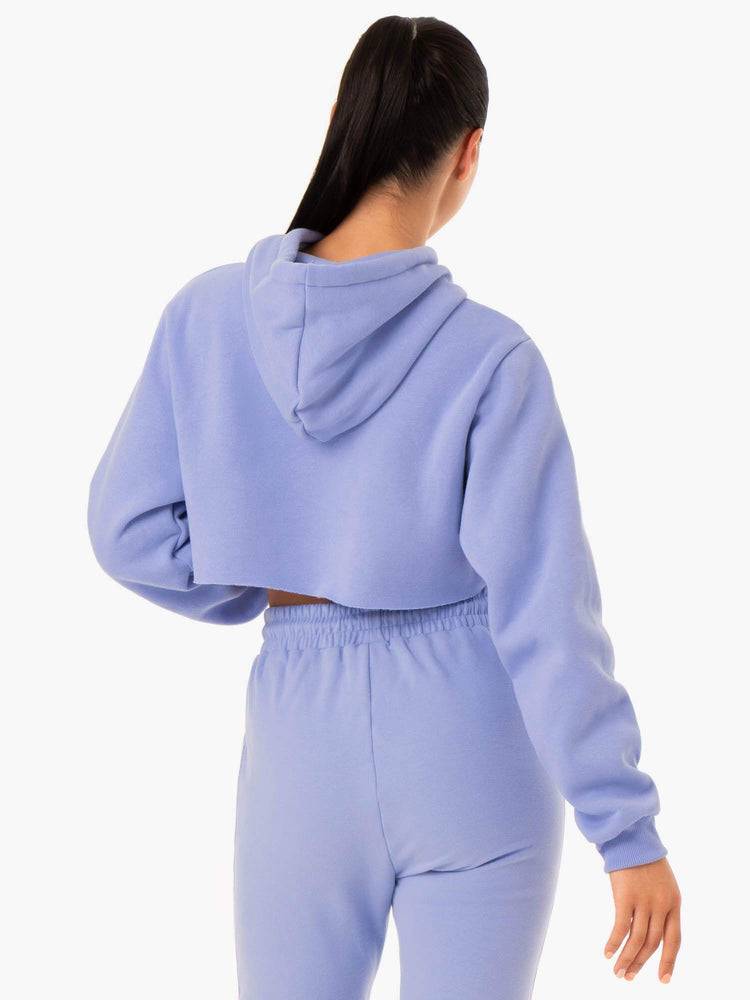 Women's Ryderwear Women Hoodie Base Pullover Hoodie Purple | NZ1674DN