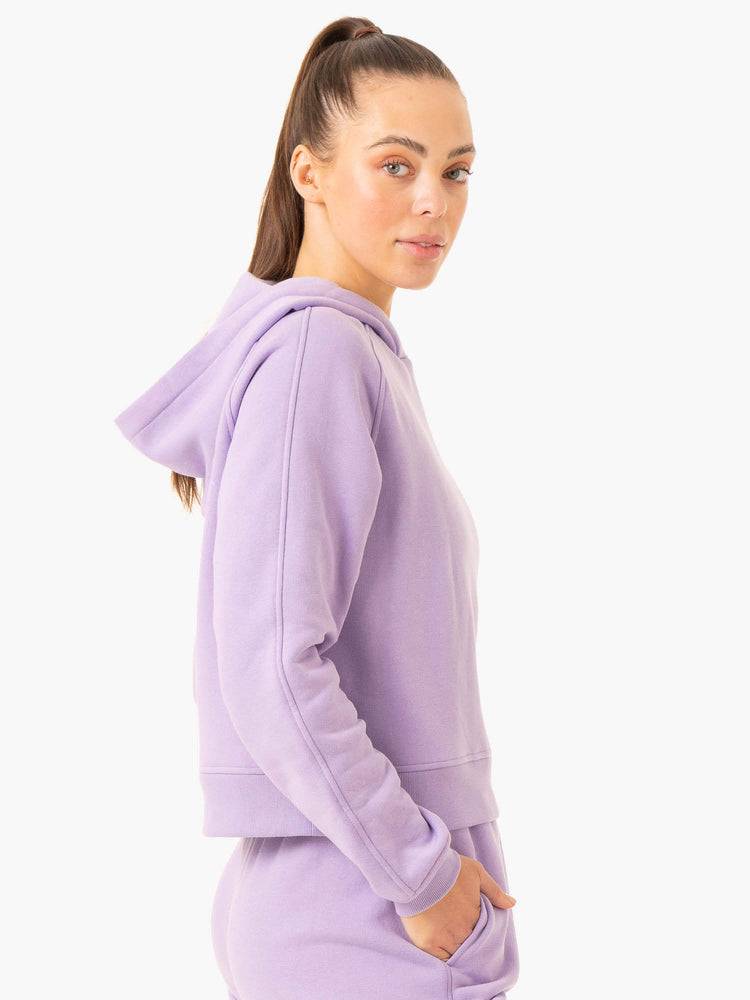 Women's Ryderwear Women Hoodie Sideline Hoodie Lilac | NZ1705KI