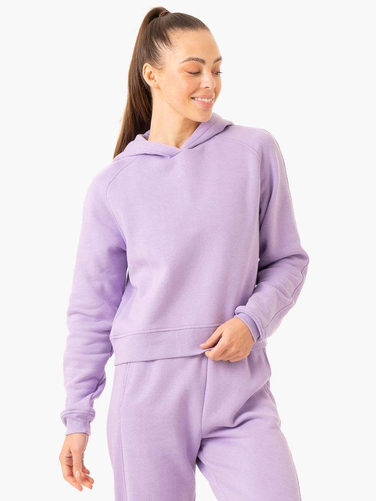 Women\'s Ryderwear Women Hoodie Sideline Hoodie Lilac | NZ1705KI