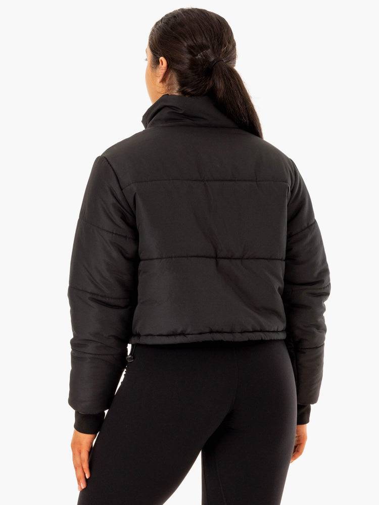 Women's Ryderwear Women Jackets Apex Puffer Jackets Black | NZ1715WY