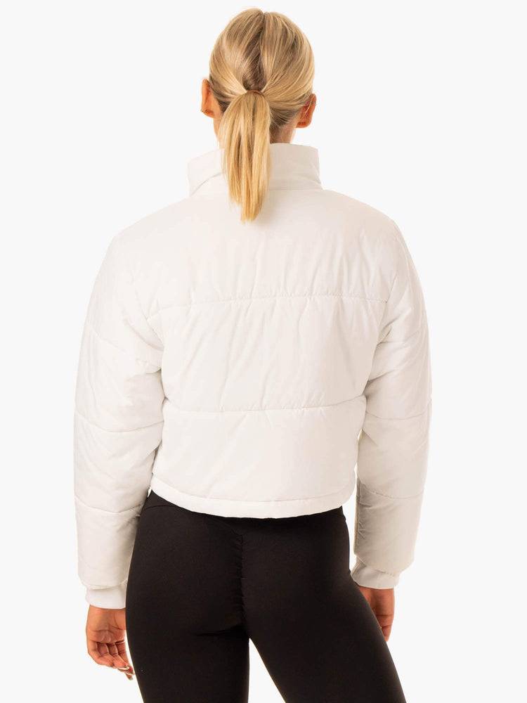 Women's Ryderwear Women Jackets Apex Puffer Jackets White | NZ1716EX