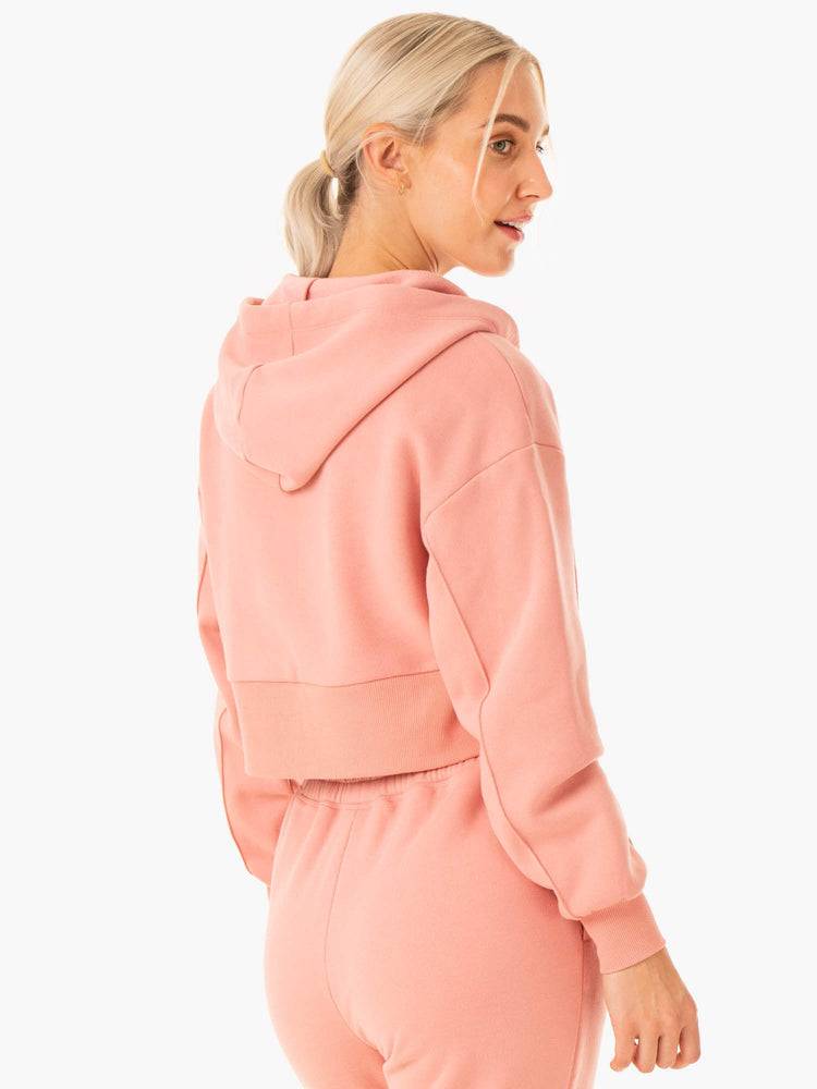 Women's Ryderwear Women Jackets Revival Zip Up Jackets Pink | NZ1711BC