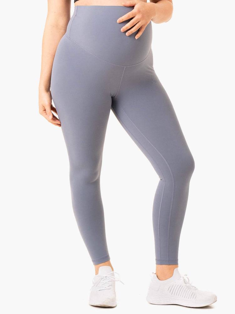 Women's Ryderwear Women Leggings Active Bump Leggings Steel Blue | NZ1767WY