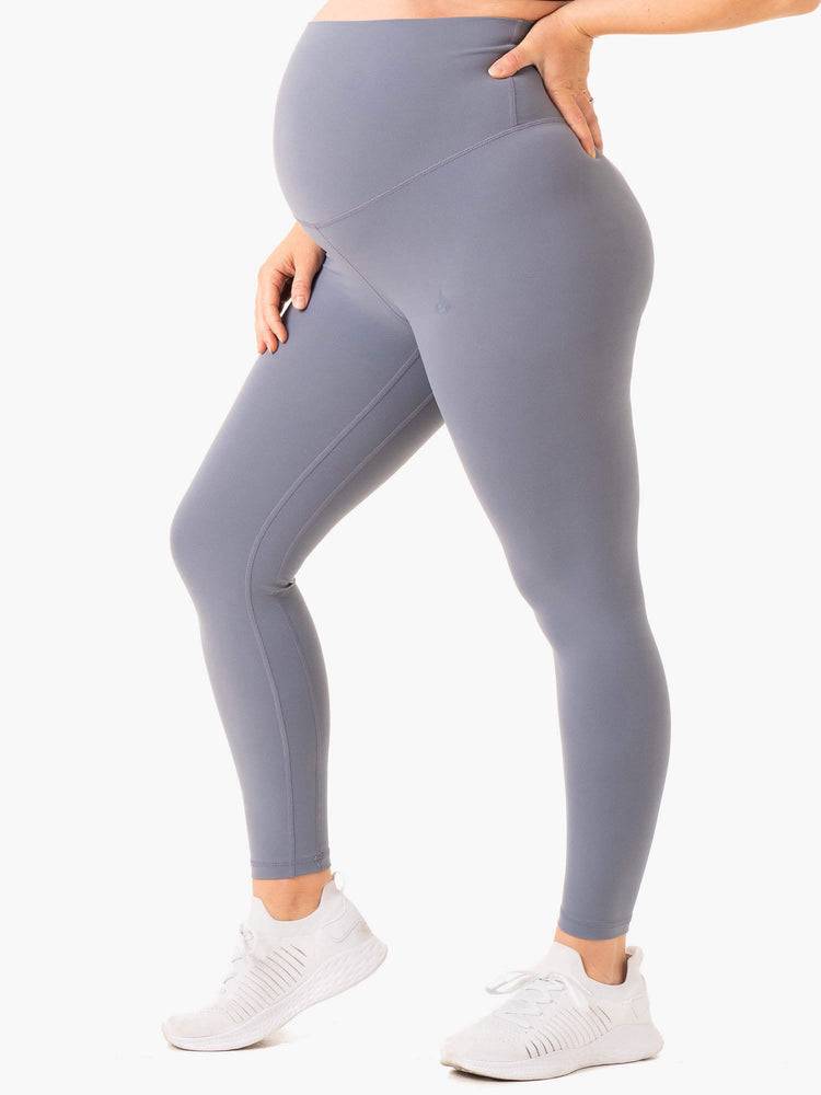 Women\'s Ryderwear Women Leggings Active Bump Leggings Steel Blue | NZ1767WY