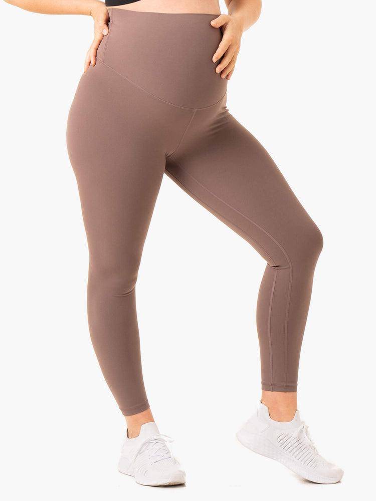 Women's Ryderwear Women Leggings Active Bump Leggings Chocolate | NZ1770TV