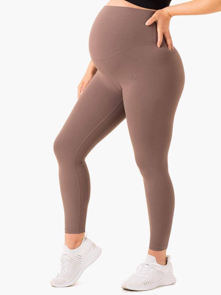 Women\'s Ryderwear Women Leggings Active Bump Leggings Chocolate | NZ1770TV