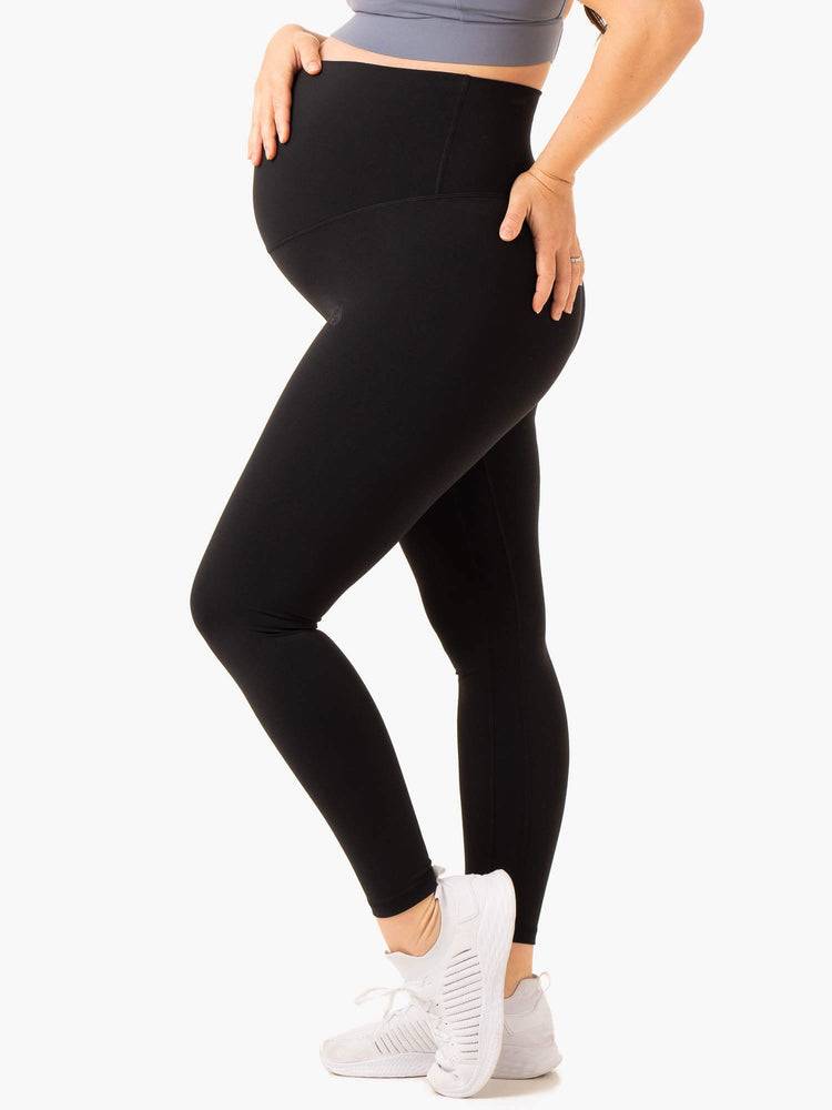 Women\'s Ryderwear Women Leggings Active Bump Leggings Black | NZ1778DN