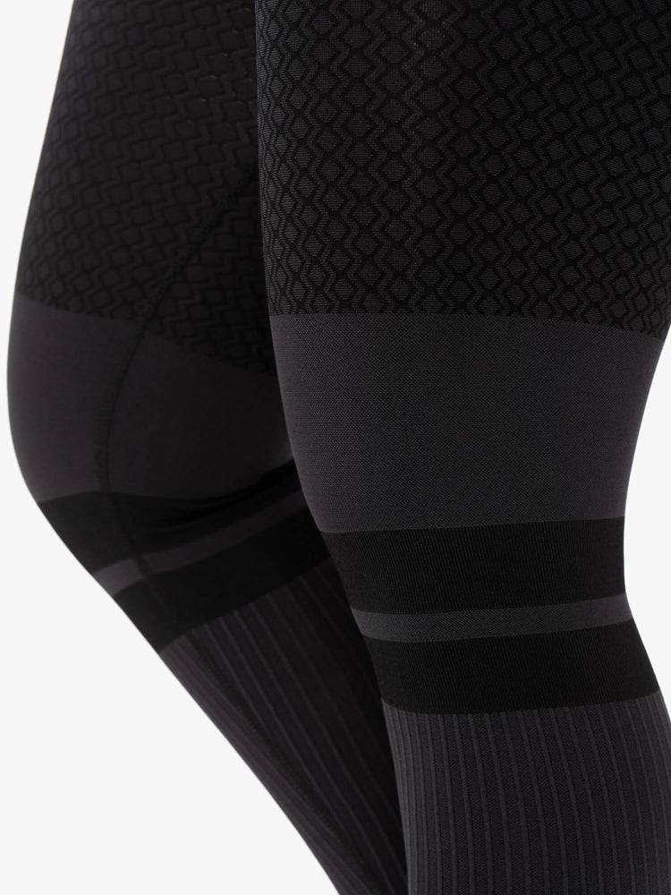 Women's Ryderwear Women Leggings Freestyle Seamless High Waisted Leggings Black | NZ1764NB