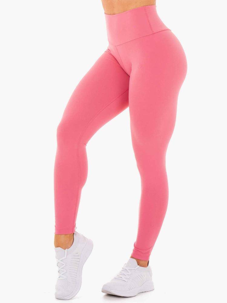 Women\'s Ryderwear Women Leggings Motion High Waisted Leggings Pink Lemonade | NZ1755HK