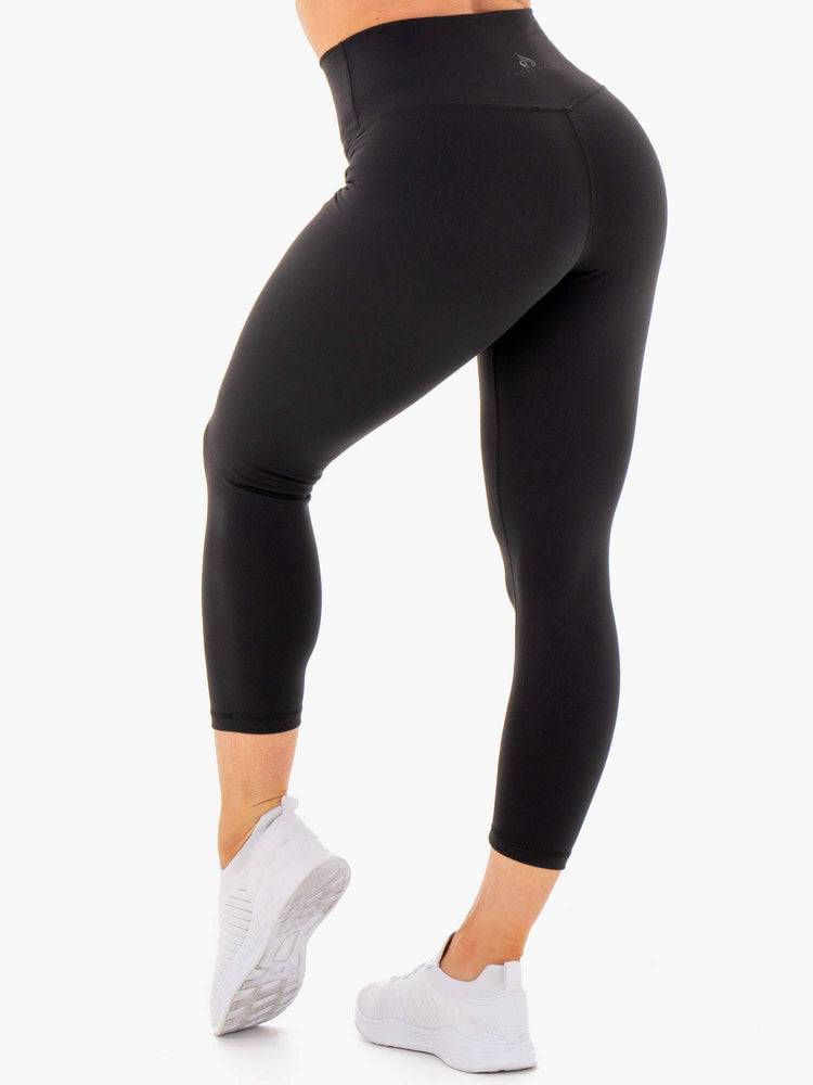 Women's Ryderwear Women Leggings Motion High Waisted 7/8 Leggings Black | NZ1892VD