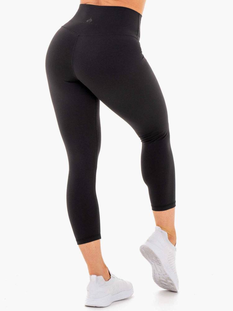 Women's Ryderwear Women Leggings Motion High Waisted 7/8 Leggings Black | NZ1892VD