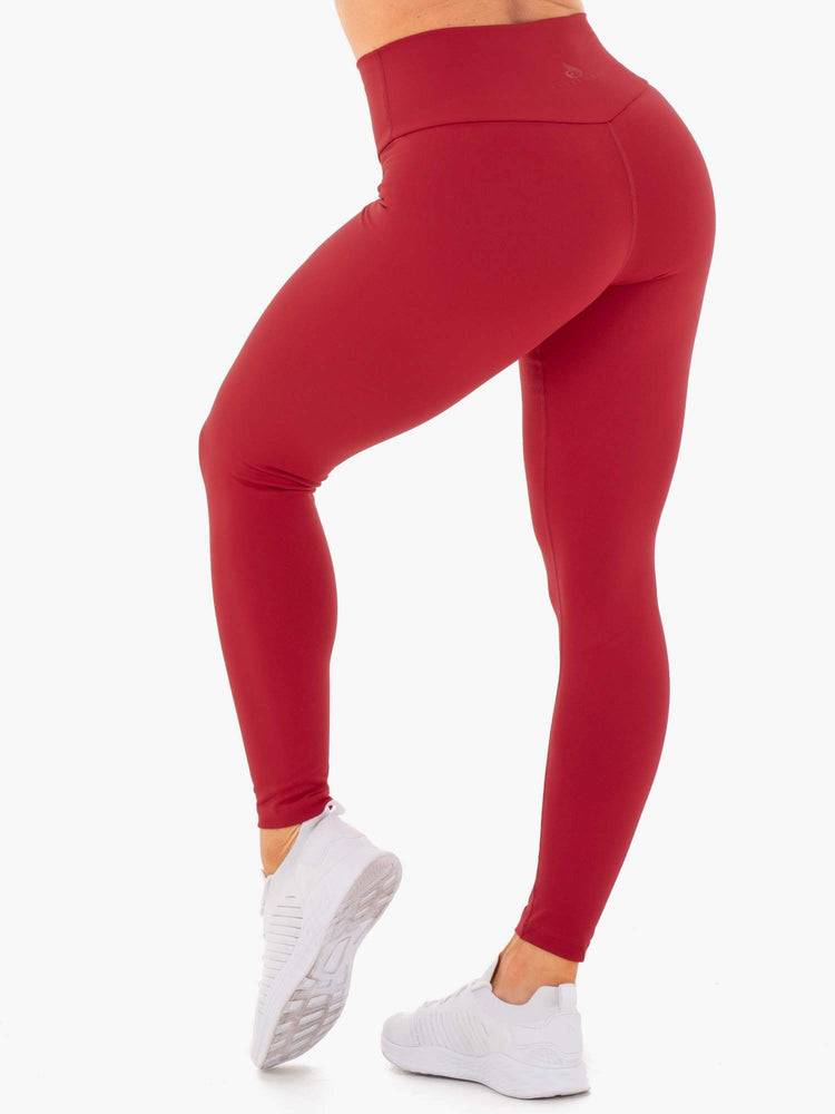 Women's Ryderwear Women Leggings Motion High Waisted Leggings Red | NZ1911HK