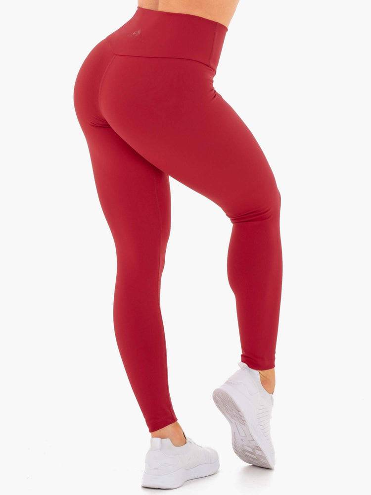 Women's Ryderwear Women Leggings Motion High Waisted Leggings Red | NZ1911HK