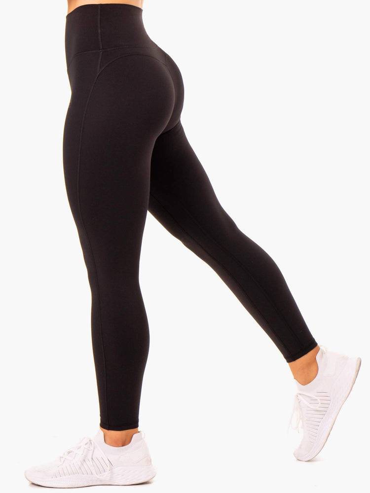 Women\'s Ryderwear Women Leggings NKD Align Leggings Black | NZ1924EX