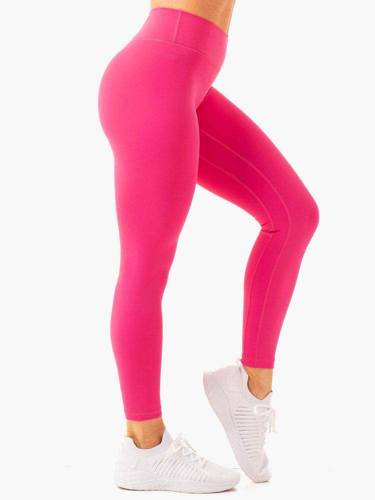 Women's Ryderwear Women Leggings NKD Cross Over Leggings Fuscia | NZ1807HK