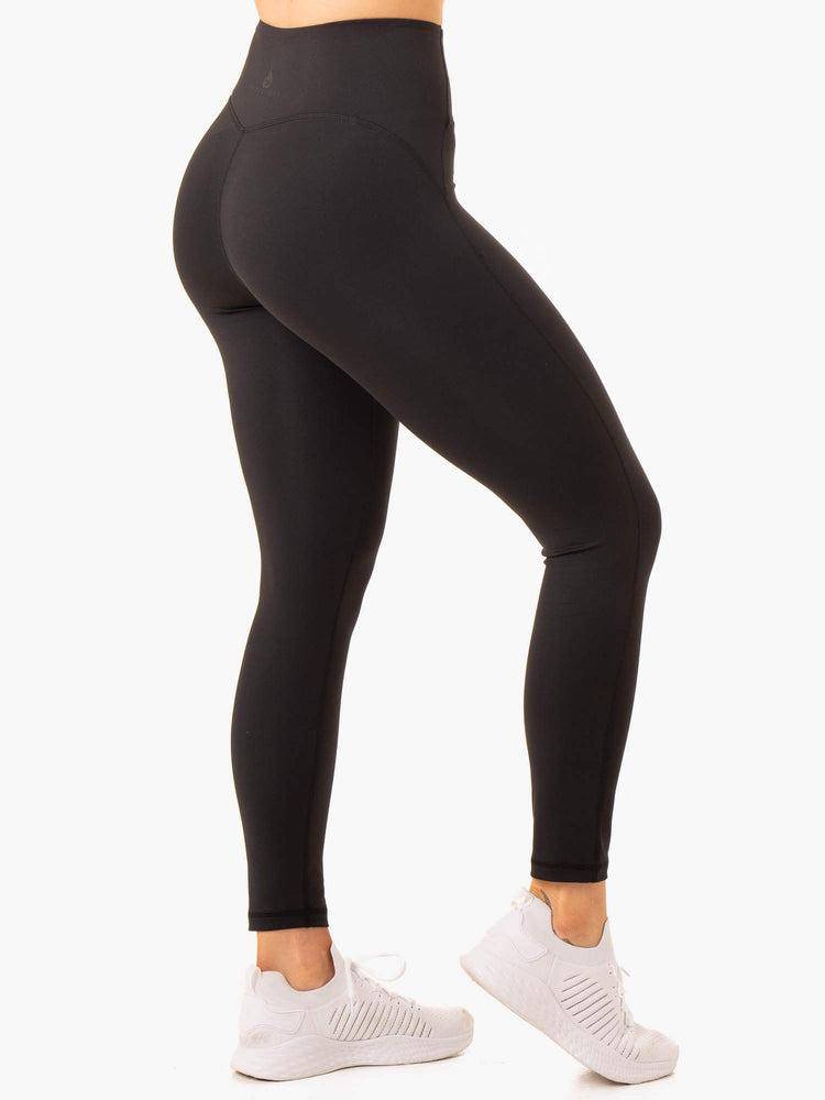 Women's Ryderwear Women Leggings NKD Frame High Waisted Leggings Black | NZ1842NB