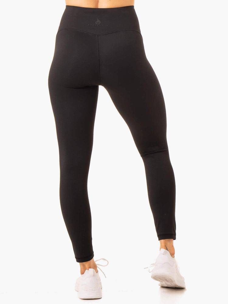 Women's Ryderwear Women Leggings NKD Frame High Waisted Leggings Black | NZ1842NB