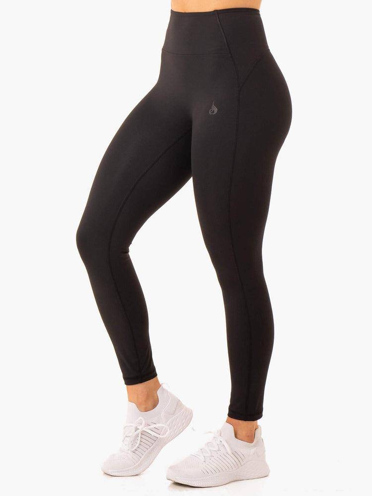 Women\'s Ryderwear Women Leggings NKD Frame High Waisted Leggings Black | NZ1842NB