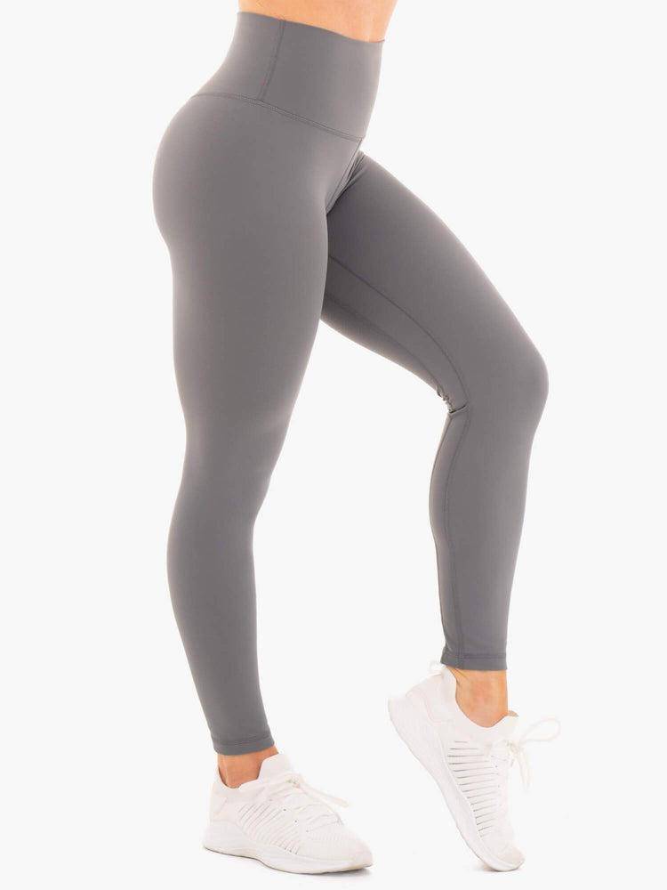 Women's Ryderwear Women Leggings NKD High Waisted Leggings Charcoal | NZ1730JJ