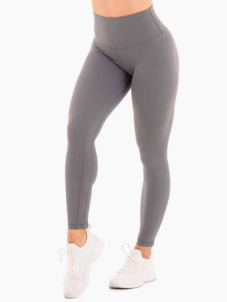 Women\'s Ryderwear Women Leggings NKD High Waisted Leggings Charcoal | NZ1730JJ