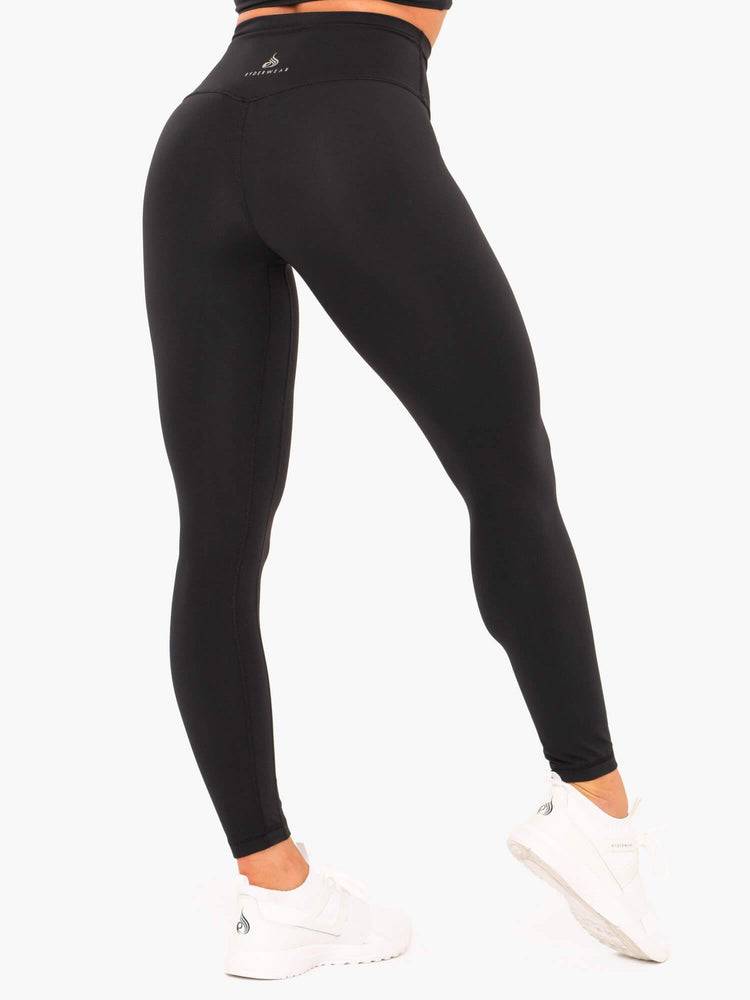 Women's Ryderwear Women Leggings NKD High Waisted Leggings Black | NZ1762VD