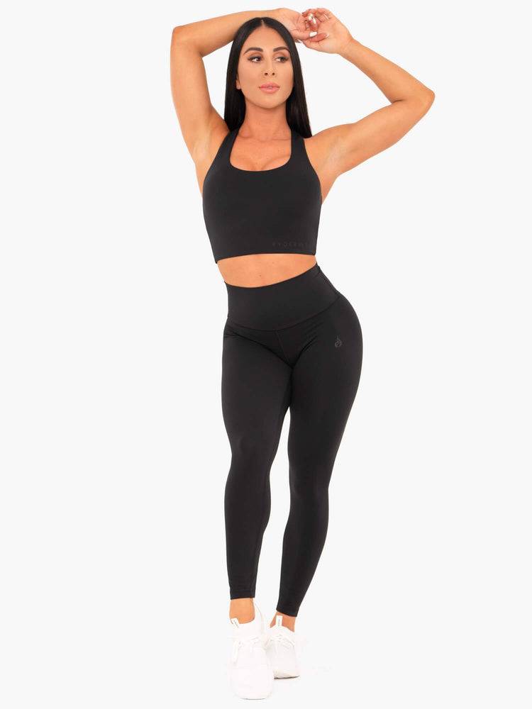 Women's Ryderwear Women Leggings NKD High Waisted Leggings Black | NZ1762VD