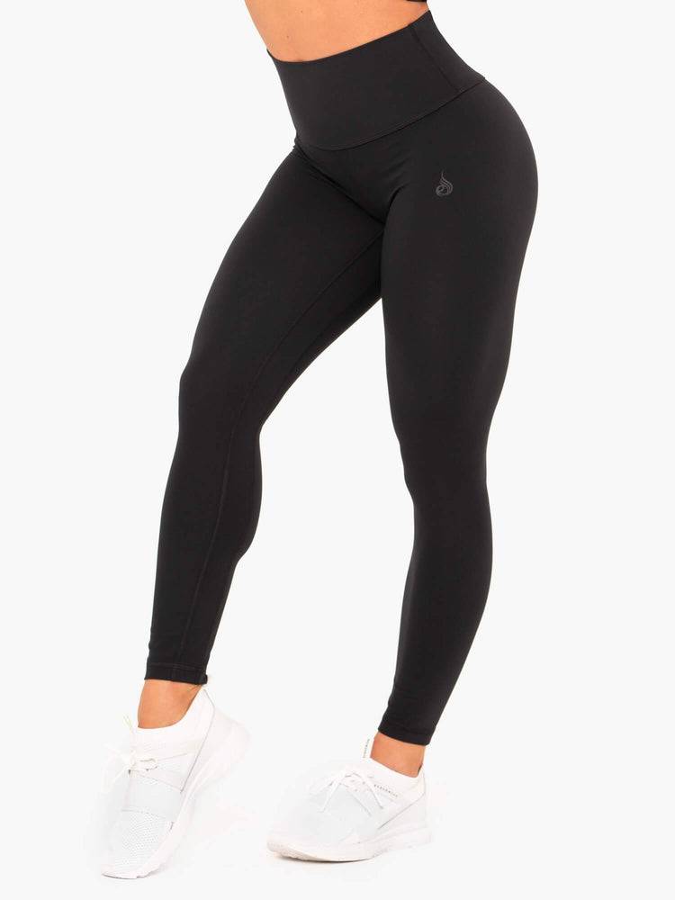 Women\'s Ryderwear Women Leggings NKD High Waisted Leggings Black | NZ1762VD