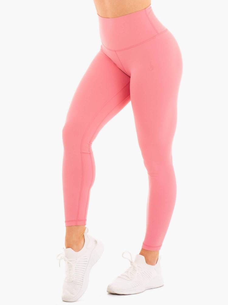 Women\'s Ryderwear Women Leggings NKD High Waisted Leggings Rose | NZ1914LH