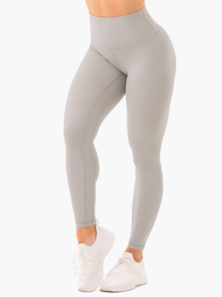 Women\'s Ryderwear Women Leggings NKD High Waisted Leggings Grey | NZ1917CE