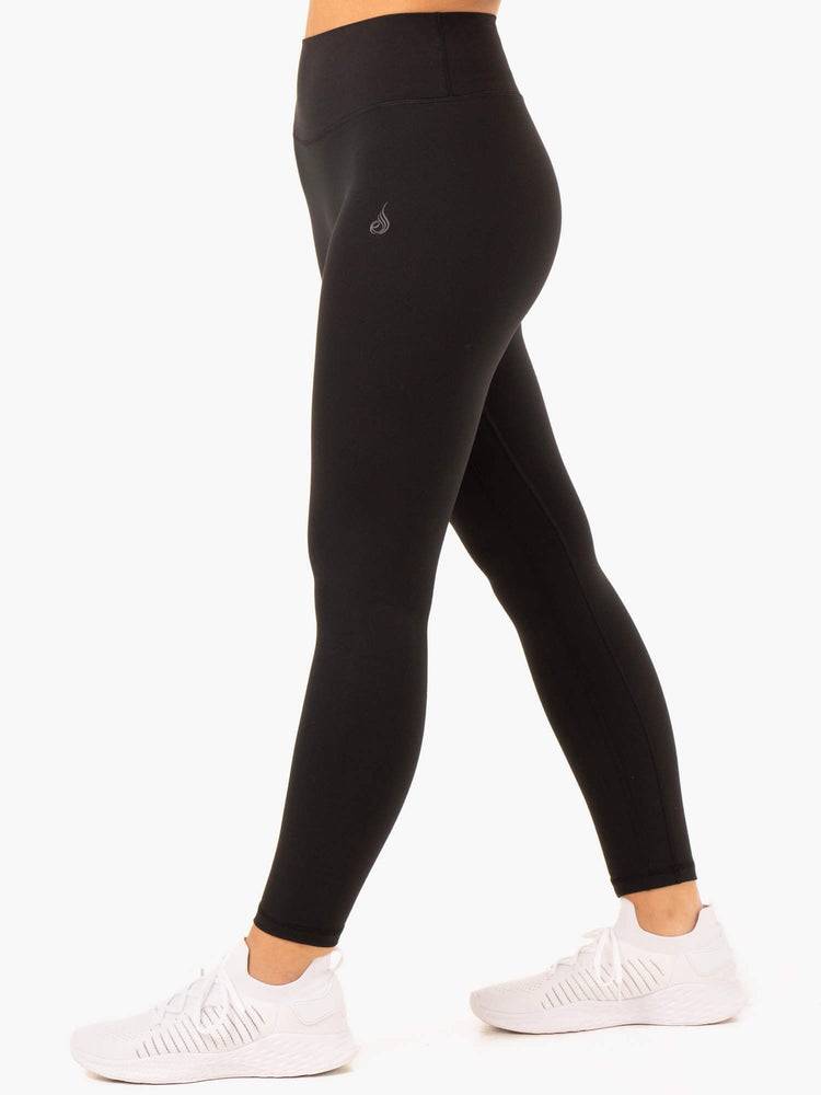 Women's Ryderwear Women Leggings NKD Refine High Waisted Leggings Black | NZ1851IS