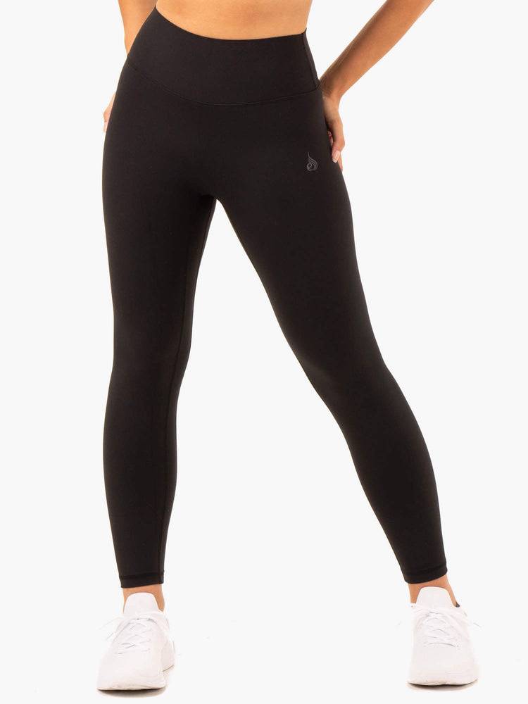 Women\'s Ryderwear Women Leggings NKD Refine High Waisted Leggings Black | NZ1851IS